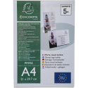 Slanted sign holder A4 clear/ Pc.