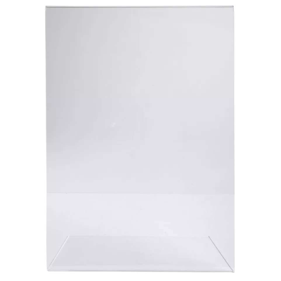 Slanted sign holder A4 clear/ Pc.