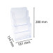 Literature holder 3 sections A5/ Pc.