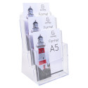 Literature holder 3 sections A5/ Pc.
