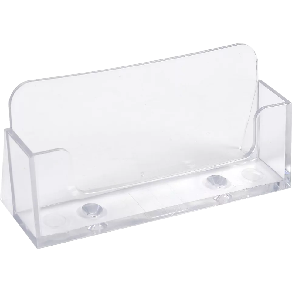 Visitekaartenbak 1 vak - cristal-/ St.