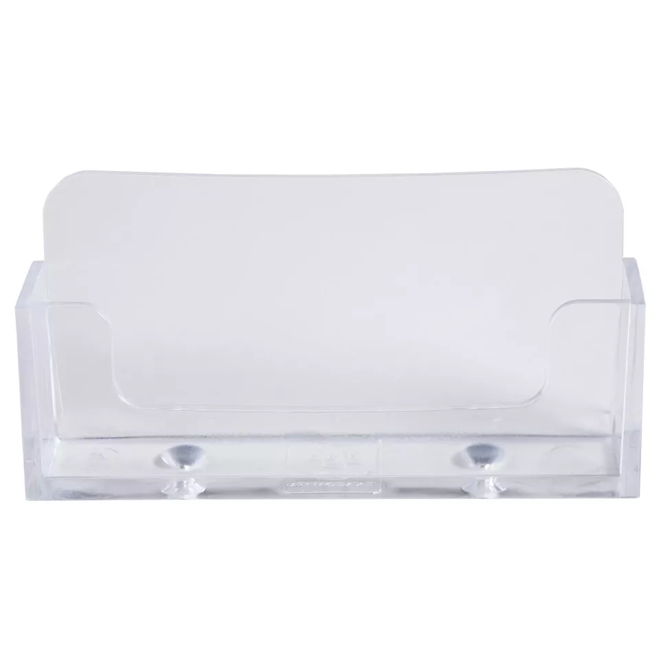 Visitekaartenbak 1 vak - cristal-/ St.