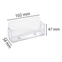 Business cards holder with 1pocket black/ Pc.