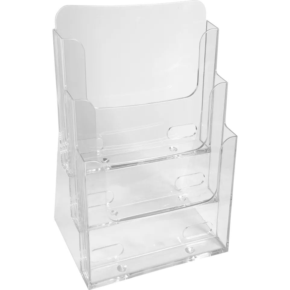 A4 Counter display w. 3 pockets...