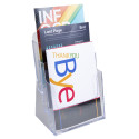 Distributeur de prospectus 3 compartiments A4/ Pce