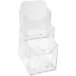 Distributeur de prospectus 3 compartiments DL (10X21cm)/ Pce