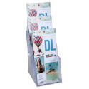 Exacompta Counter Display Literature Holder (DL) W.3 Pockets/ Pc.