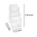 Exacompta Counter Display Literature Holder (DL) W.3 Pockets/ Pc.