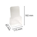 Distributeur de prospectus 1 compartiment DL (10X21cm)/ Pce