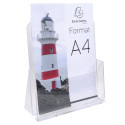 A4 Counter display w. 1 pocket clear/ Pc.