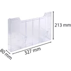 Horizontal wall element A4/ Pc.