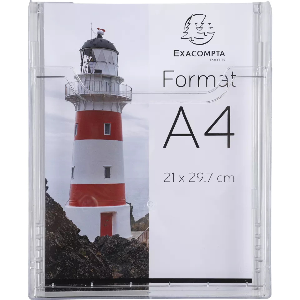 Vertical wall literature holder A4/ Pc.