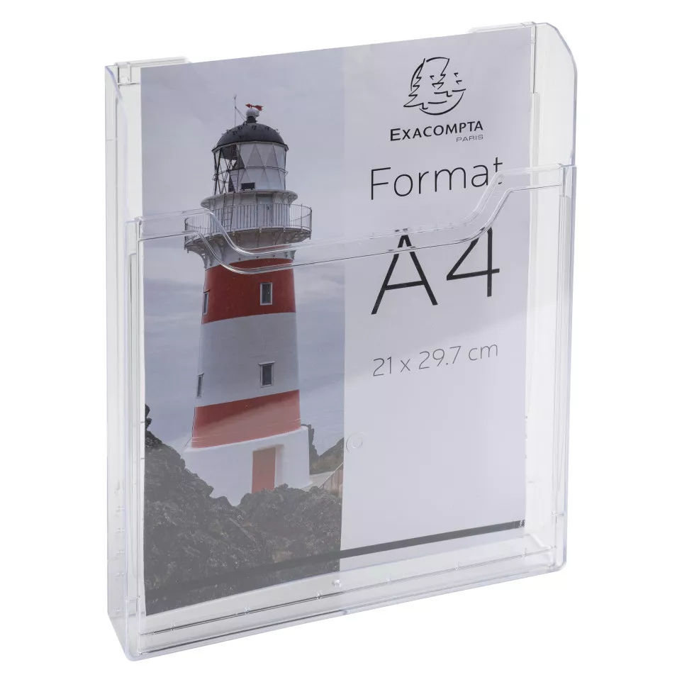 Vertical wall literature holder A4/ Pc.