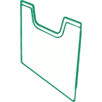 Exacompta Modular Literature Holder, A4 Portrait Cover Panel/ Pc.