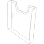 Enkelvoudig element A4 horizontaal-/ St.