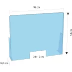 ExaScreen Basic Counter Screen Landscape (95x58cm)/ Pc.