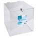 TRANSPARENT SUGG BX W LOCKABLE LID 25 CM - CRYSTAL/ Pc.