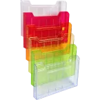 WALL RACK A4 LANDSCAPE (6) clear/ Pc.