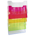 WALL RACK A4 LANDSCAPE (6) clear/ Pc.