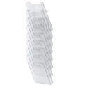 WALL RACK A4 PORTRAIT (8) clear/ Pc.