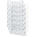 WALL RACK A4 LANDSCAPE (6) clear/ Pc.