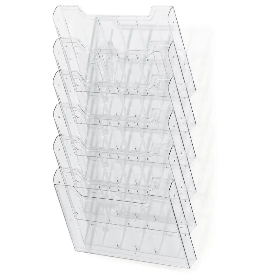 WALL RACK A4 LANDSCAPE (6) clear/ Pc.
