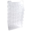 WALL RACK A4 LANDSCAPE (6) clear/ Pc.