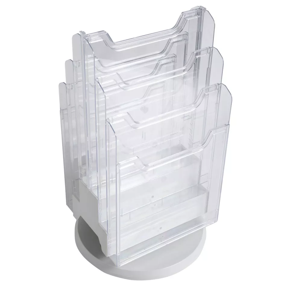 DESK-TOWER A4 clear/light grey/ Pc.