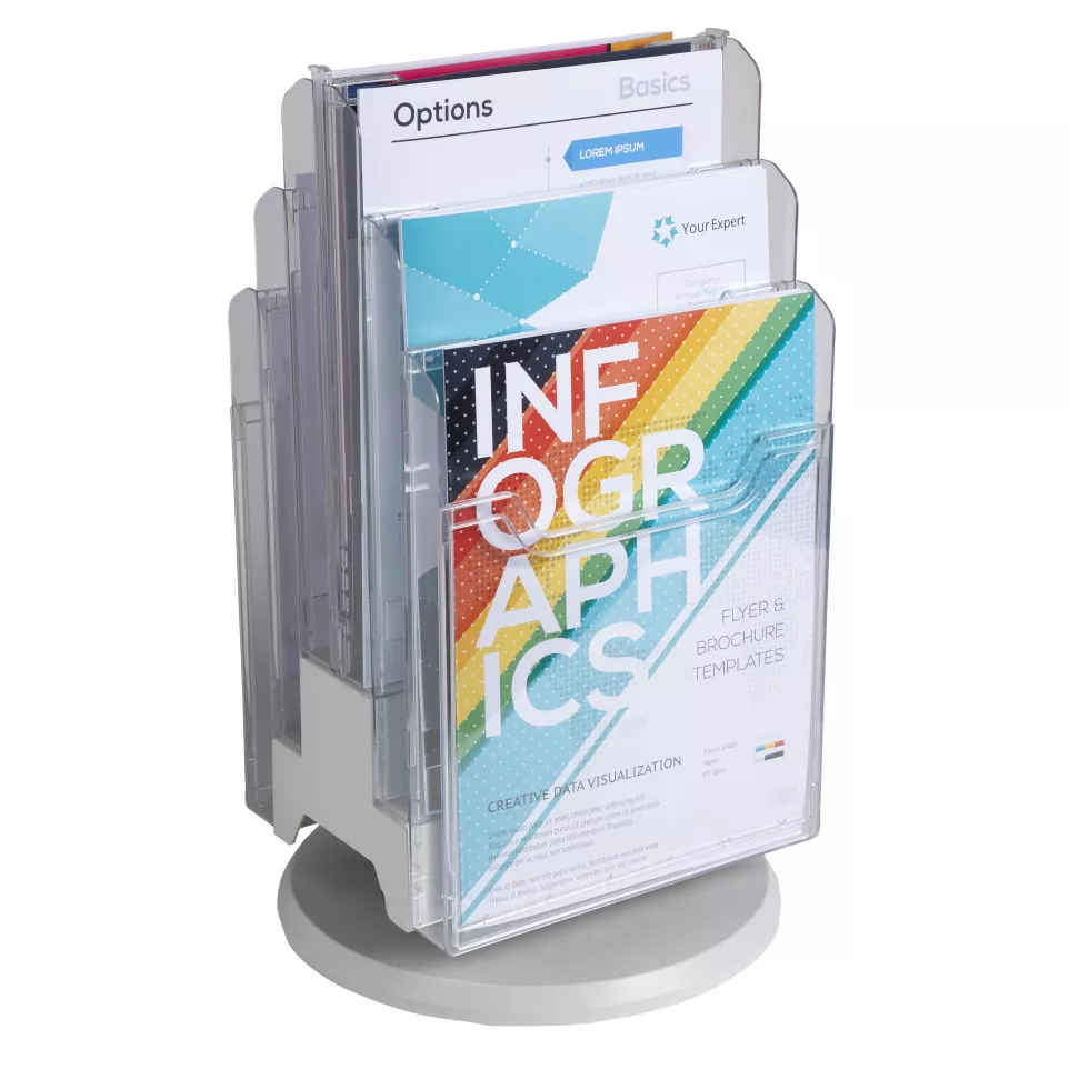 Distributeur de prospectus tourniquet...