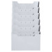 WALL RACK A4 LANDSCAPE (6) clear/ Pc.