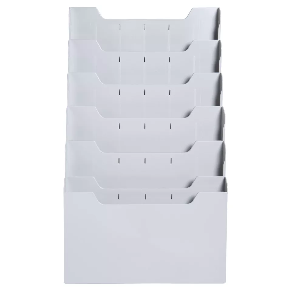 WALL RACK A4 LANDSCAPE (6) clear/ Pc.