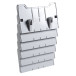 Trieur mural modulable horizontal 6 compartiments A4/ Pce