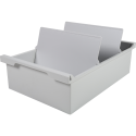 A5 Index Card Tray in Light Grey/ Pc.