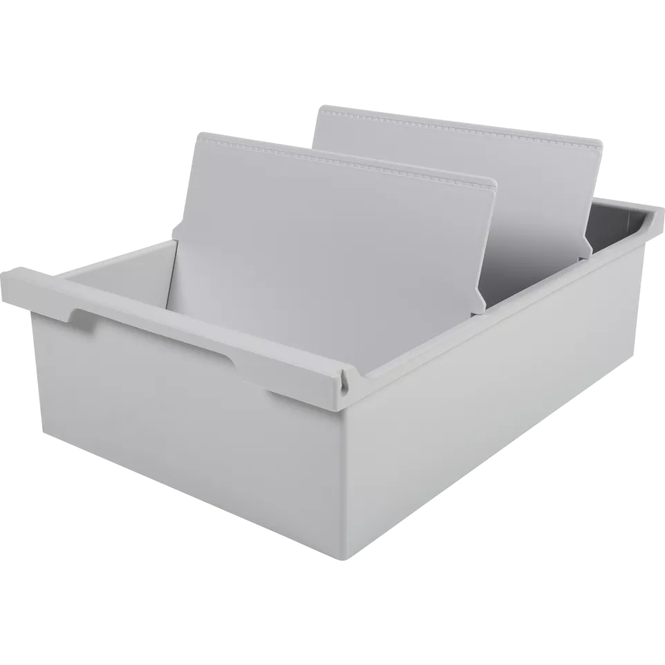 A5 Index Card Tray in Light Grey/ Pc.