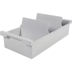 CARD INDEX TRAY DIN A6 light grey/ Pc.