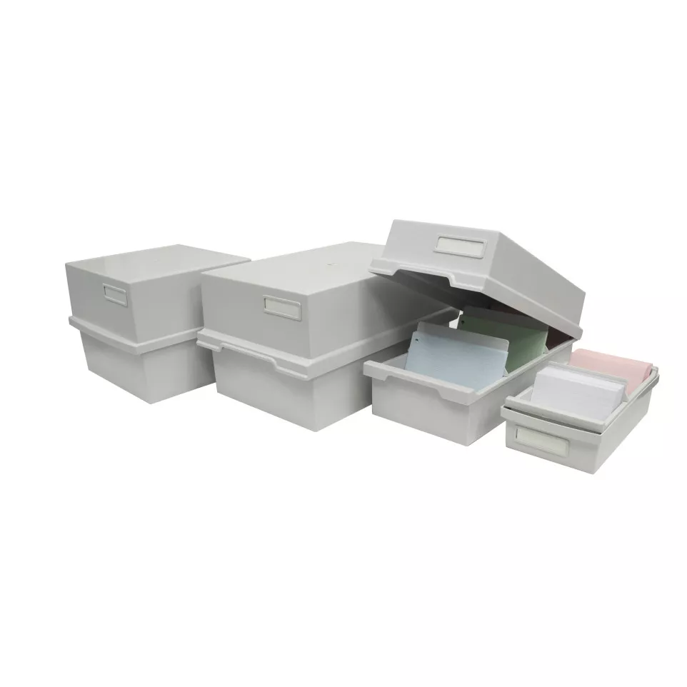 Card index tray with lid K for 500...