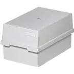 Card index tray with lid for 1200 cards A4/ Pc.