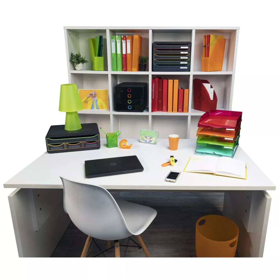 Corbeille-à-papier Ecobin Linicolor/ Pce