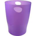 ECOBIN Papiermand 15-L violet transparant/ St.