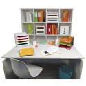 ECOBIN Papiermand 15-L turkoois transp./ St.