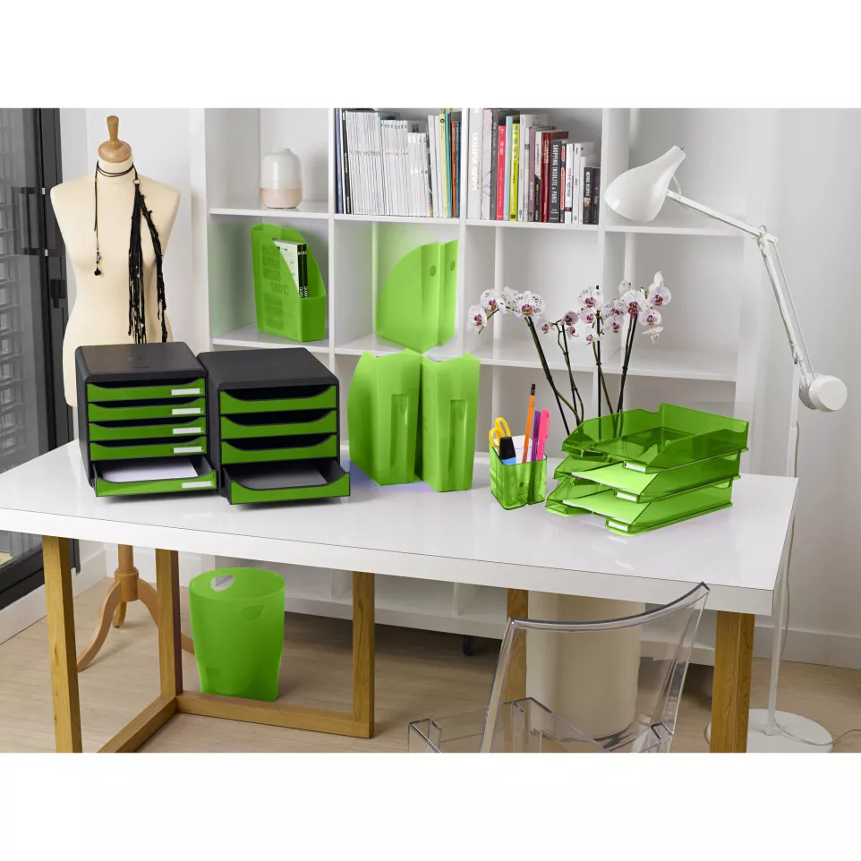 ECOBIN Papiermand 15-L appelgroen...