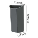 Semicircular Bin Eco-Insert (Tall)/ Pc.