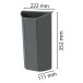 Semicircular Bin Eco-Insert (Tall)/ Pc.