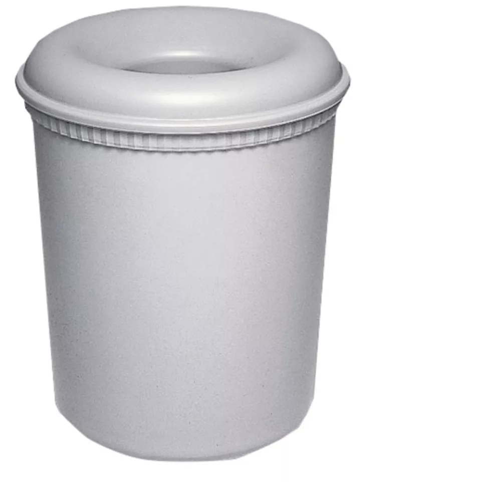 Papiermand vuurbestendig 15L grijs-/ St.