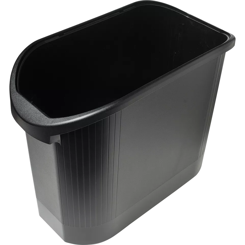 TOPLINE papiermand 26L zwart-/ St.