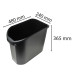 TOPLINE papiermand 26L zwart-/ St.