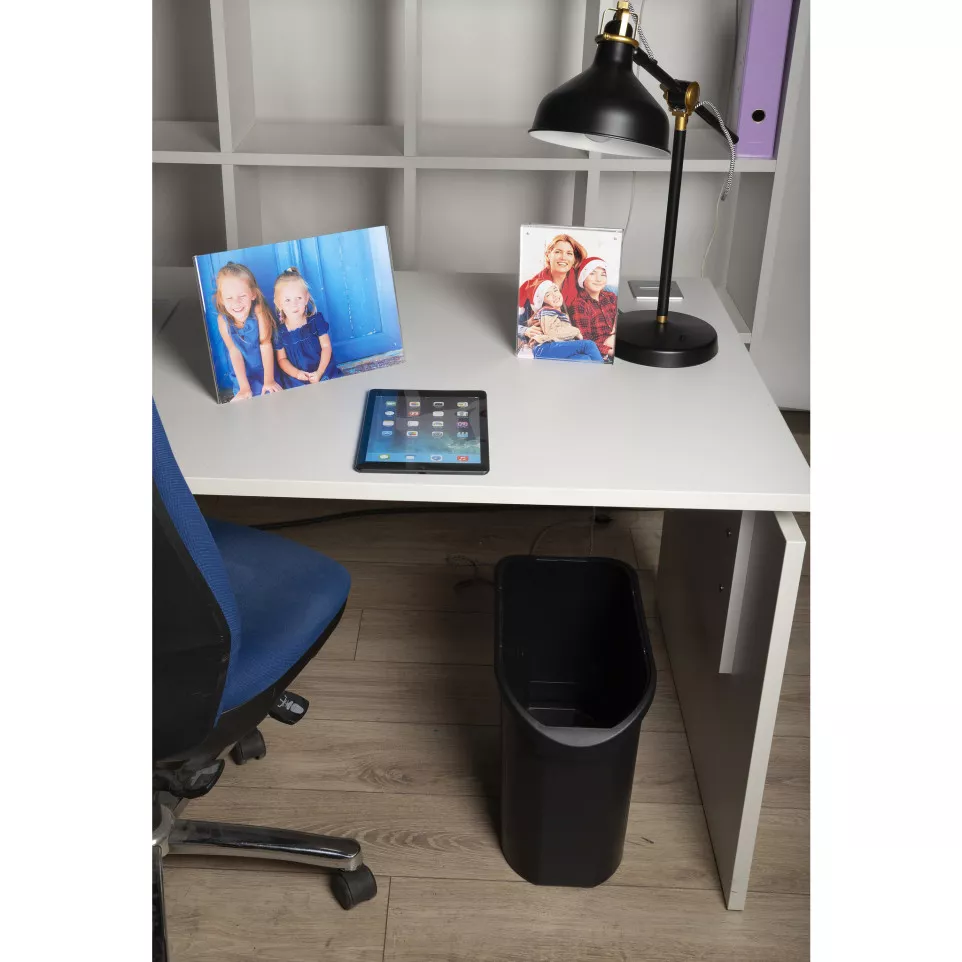 TOP LINE WASTE PAPER BIN black/ Pc.