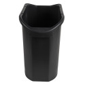 TOPLINE papiermand 26L zwart-/ St.