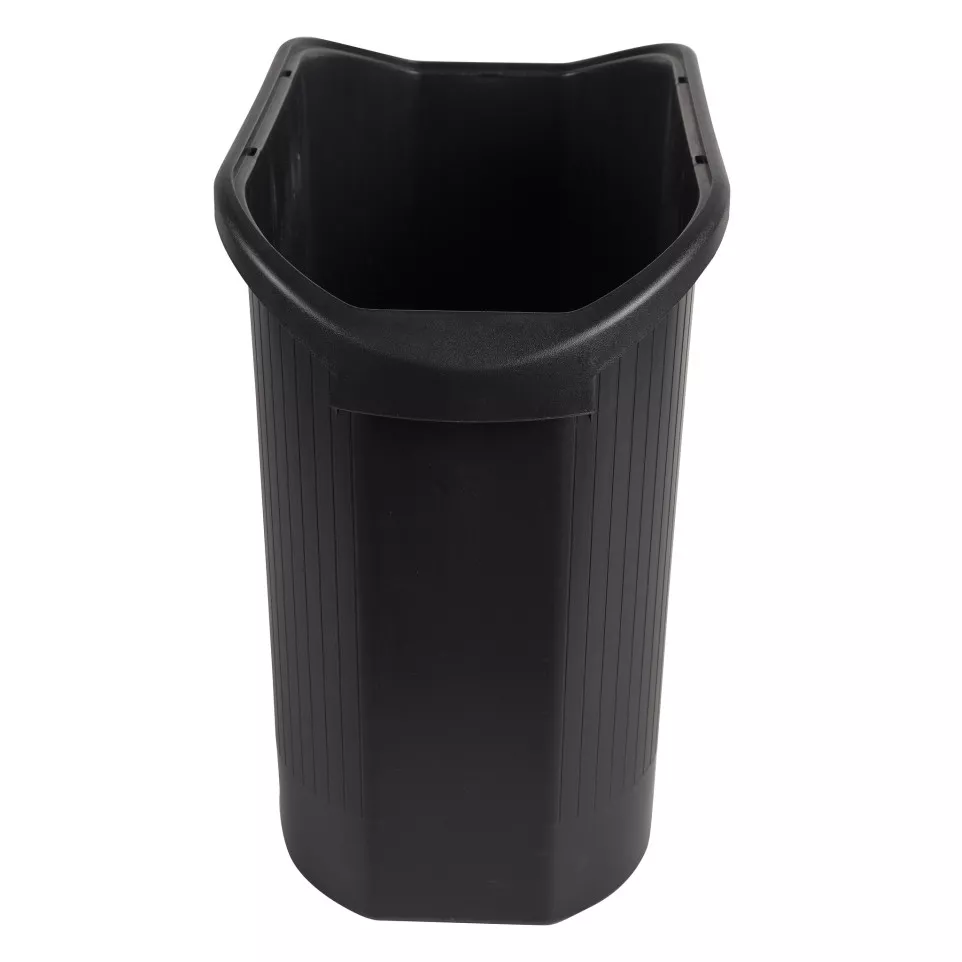 TOP LINE WASTE PAPER BIN black/ Pc.