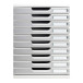 MULTIDRAWER SYSTEM /10 x 26 mm light gre/ Pc.